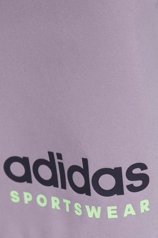 fioletowy adidas szorty