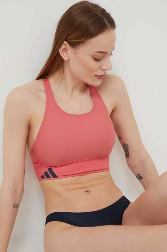 ροζ Μαγιό δύο τεμαχίων adidas Performance Γυναικεία