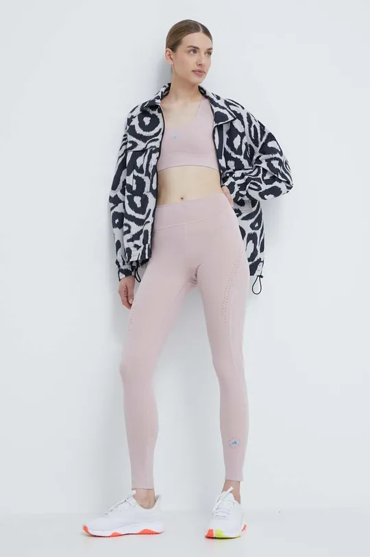 adidas by Stella McCartney biustonosz sportowy różowy
