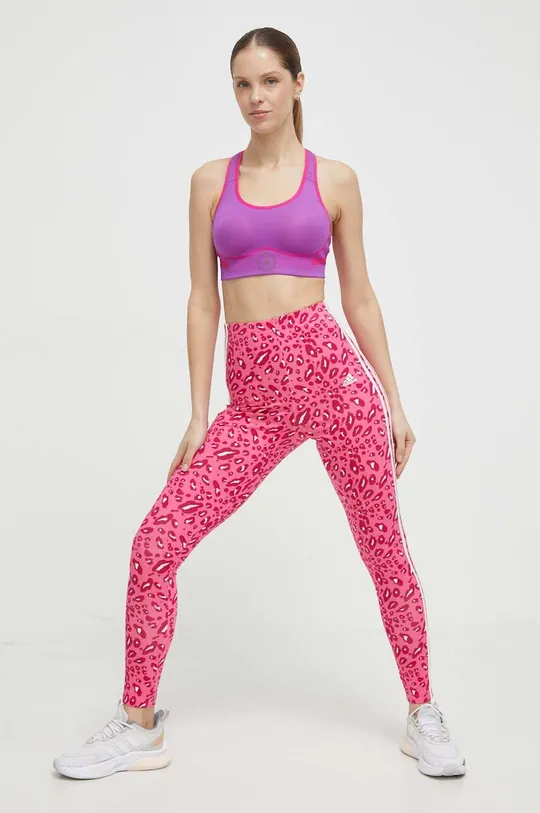 Αθλητικό σουτιέν adidas by Stella McCartney TruePace ροζ