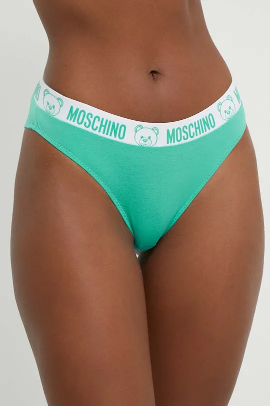 turkizna Spodnjice Moschino Underwear Ženski