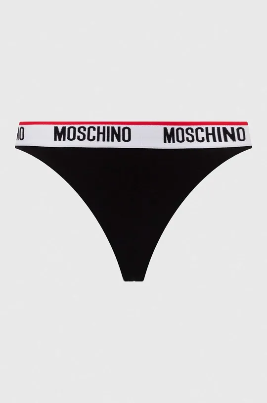 Moschino Underwear perizoma pacco da 2 nero