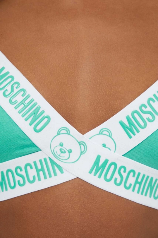 turkizna Modrček Moschino Underwear