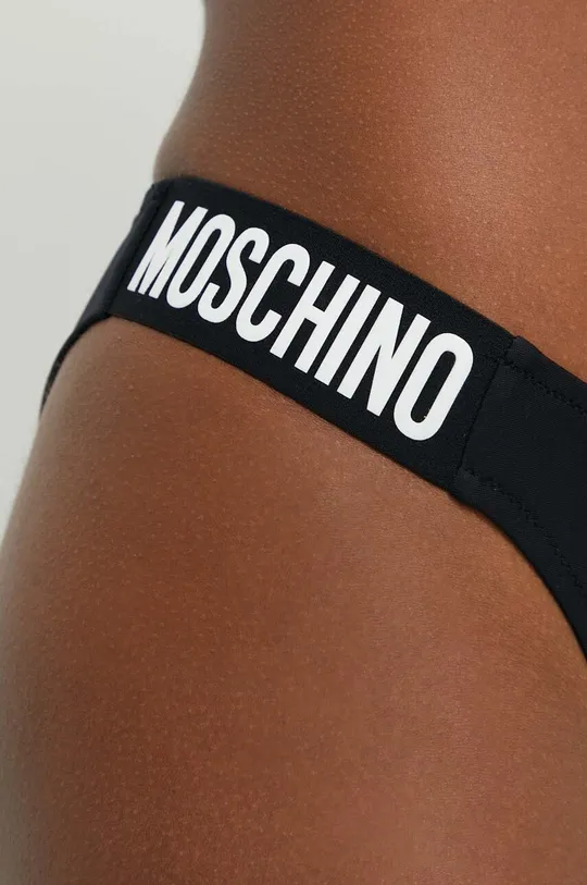 czarny Moschino Underwear figi kąpielowe