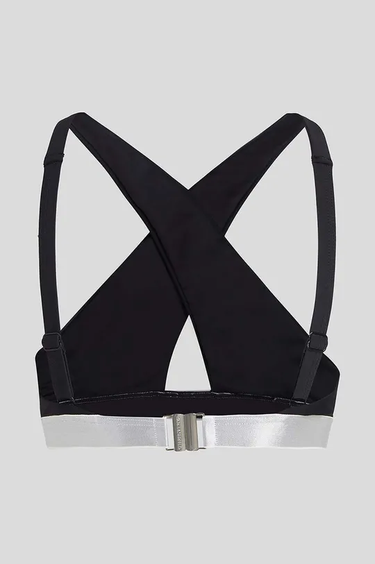 Bikini top Karl Lagerfeld μαύρο