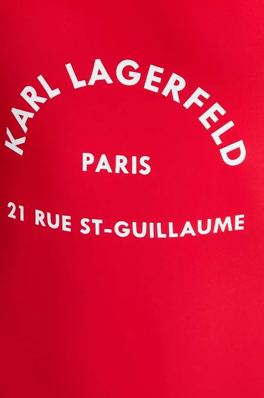 rosso Karl Lagerfeld costume da bagno intero