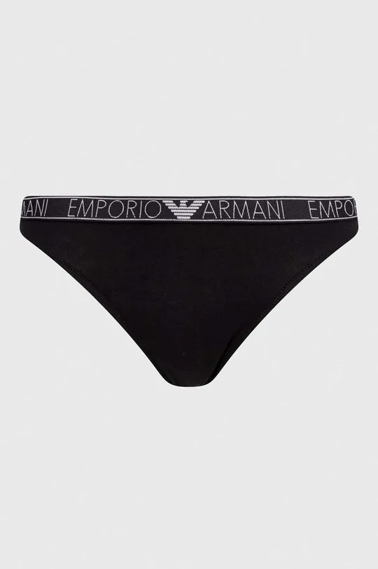 Tangá Emporio Armani Underwear 2-pak čierna