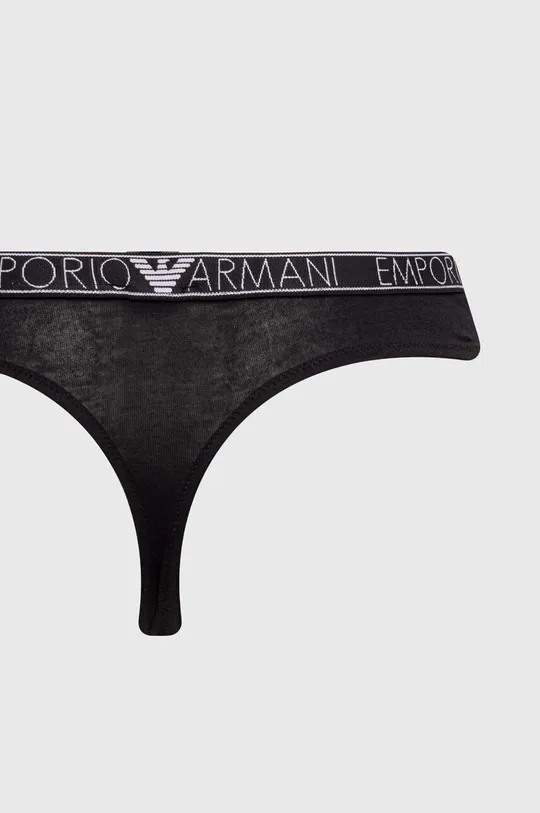 Стринги Emporio Armani Underwear 2 шт Основной материал: 95% Хлопок, 5% Эластан Резинка: 93% Полиэстер, 7% Эластан