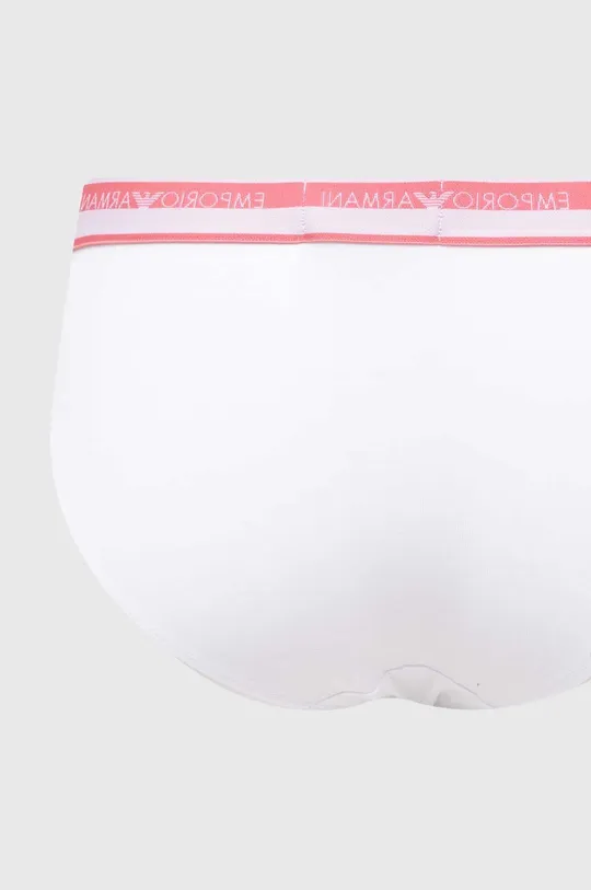 Emporio Armani Underwear figi 2-pack Materiał zasadniczy: 95 % Bawełna, 5 % Elastan, Inne materiały: 95 % Bawełna, 5 % Elastan, Ściągacz: 90 % Poliester, 10 % Elastan
