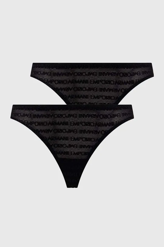 nero Emporio Armani Underwear mutande pacco da 2 Donna