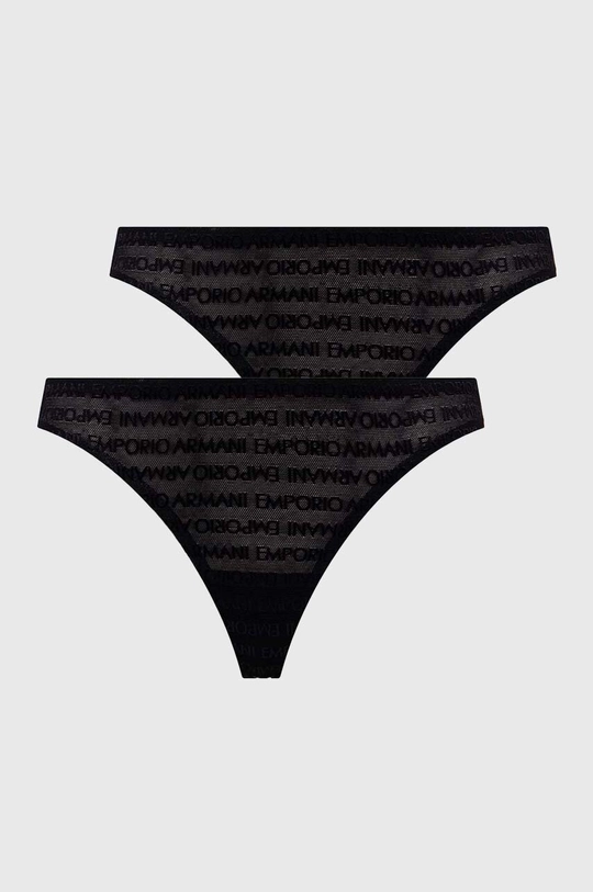 czarny Emporio Armani Underwear figi 2-pack Damski