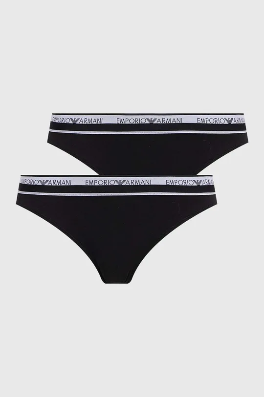 чорний Бразиліани Emporio Armani Underwear 2-pack Жіночий