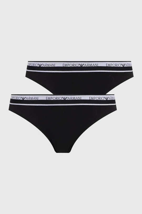 μαύρο Brazilian στρινγκ Emporio Armani Underwear 2-pack Γυναικεία