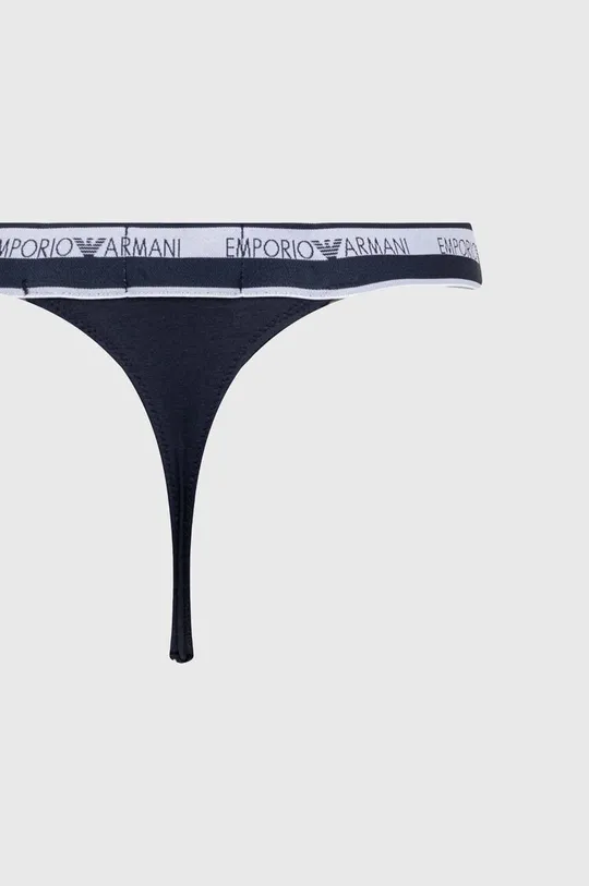 Стринги Emporio Armani Underwear 2 шт Основной материал: 95% Хлопок, 5% Эластан Резинка: 90% Полиэстер, 10% Эластан