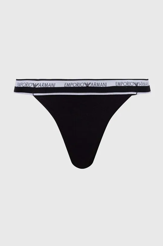 Emporio Armani Underwear perizoma pacco da 2 nero