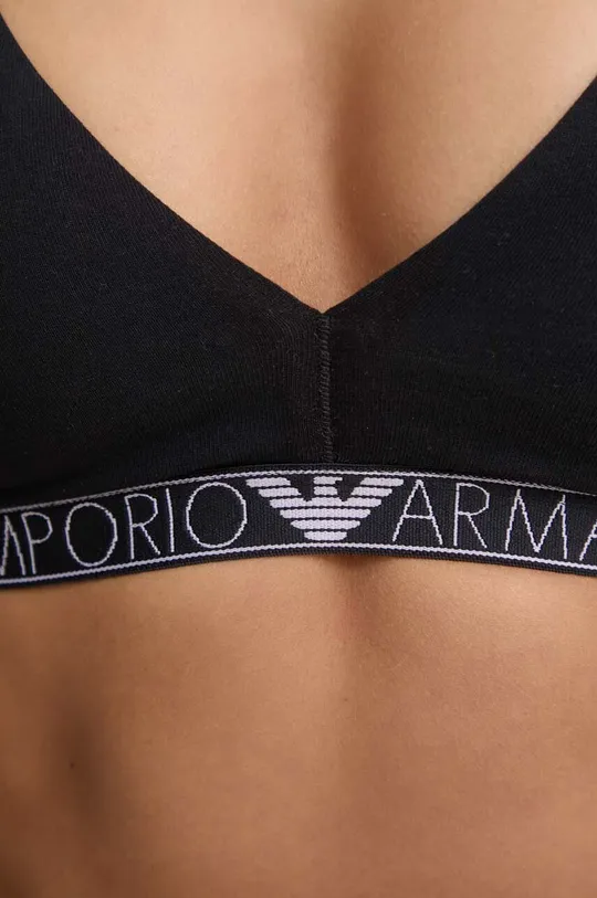Бюстгальтер Emporio Armani Underwear Основной материал: 95% Хлопок, 5% Эластан Лента: 95% Полиэстер, 5% Эластан Дополнительный материал: 89% Полиамид, 11% Эластан