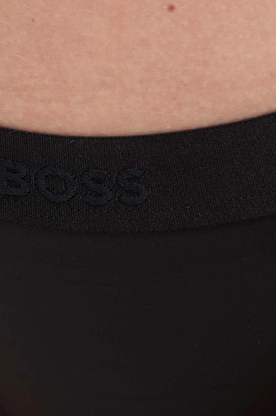 Стринги BOSS Основной материал: 85% Полиамид, 15% Эластан Подкладка: 100% Хлопок Лента: 65% Полиамид, 29% Переработанный полиэстер, 6% Эластан