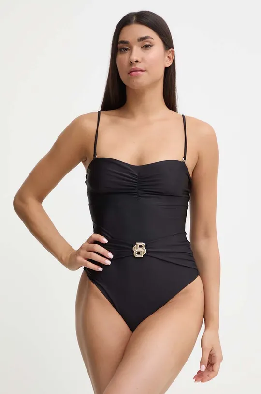 crna Jednodijelni kupaći kostim BOSS Ženski