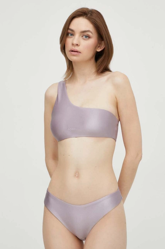 BOSS top bikini violetto