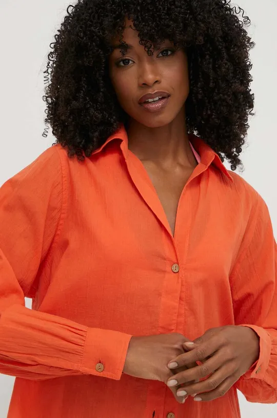 pomarańczowy Billabong koszula plażowa bawełniana