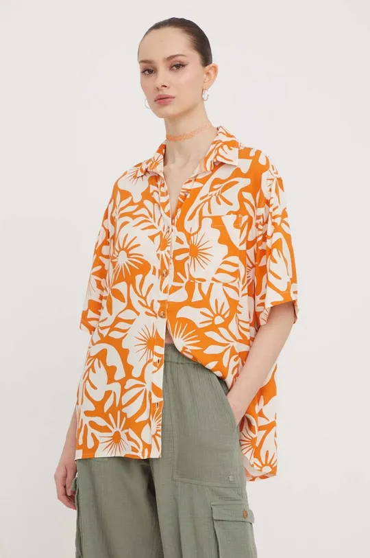 arancione Billabong camicia Donna