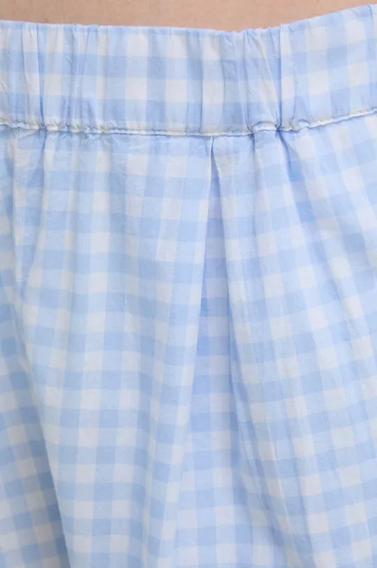 niebieski United Colors of Benetton spodnie piżamowe bawełniane