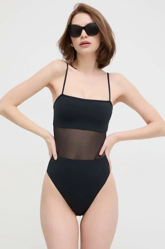 czarny Calvin Klein jednoczęściowy strój kąpielowy Damski
