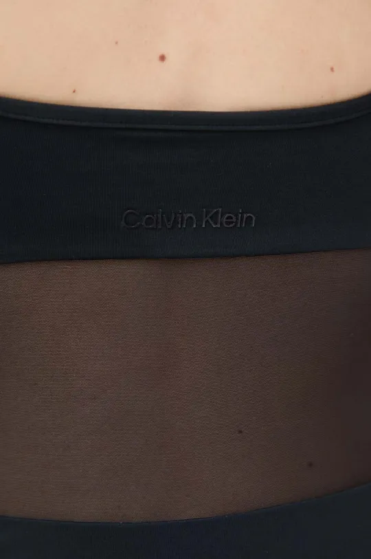 чёрный Слитный купальник Calvin Klein