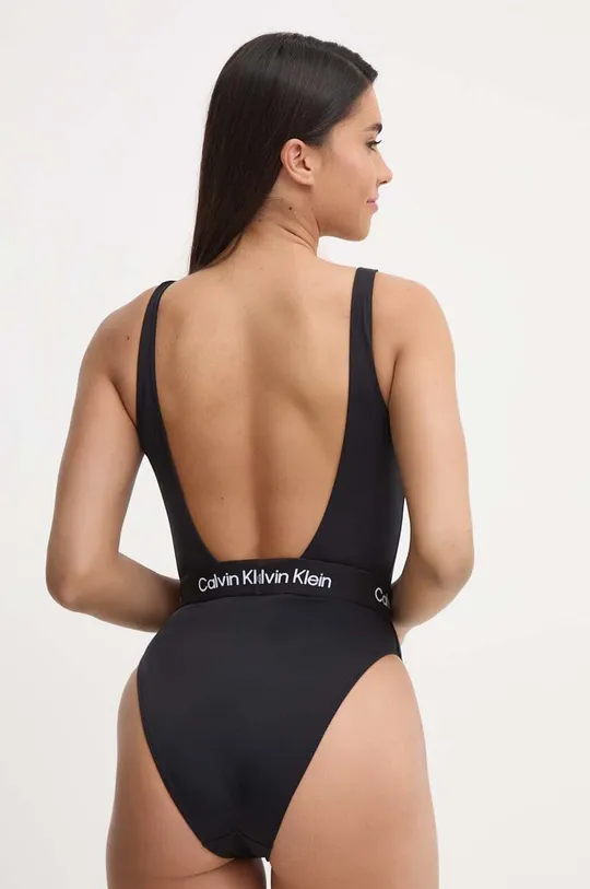 Jednodielne plavky Calvin Klein čierna