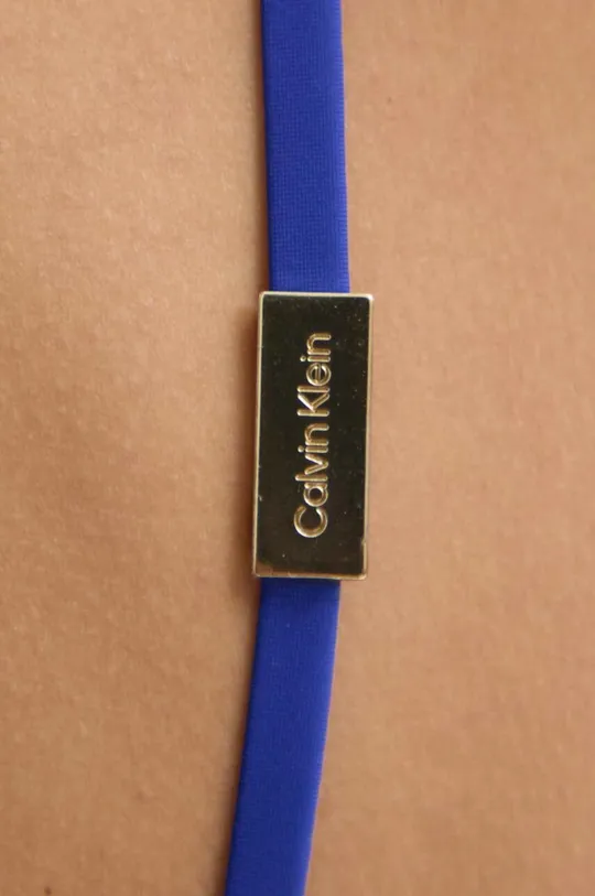 modrá Jednodielne plavky Calvin Klein