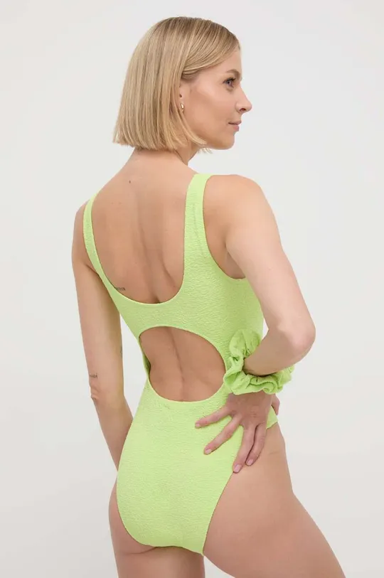 Calvin Klein jednoczęściowy strój kąpielowy zielony