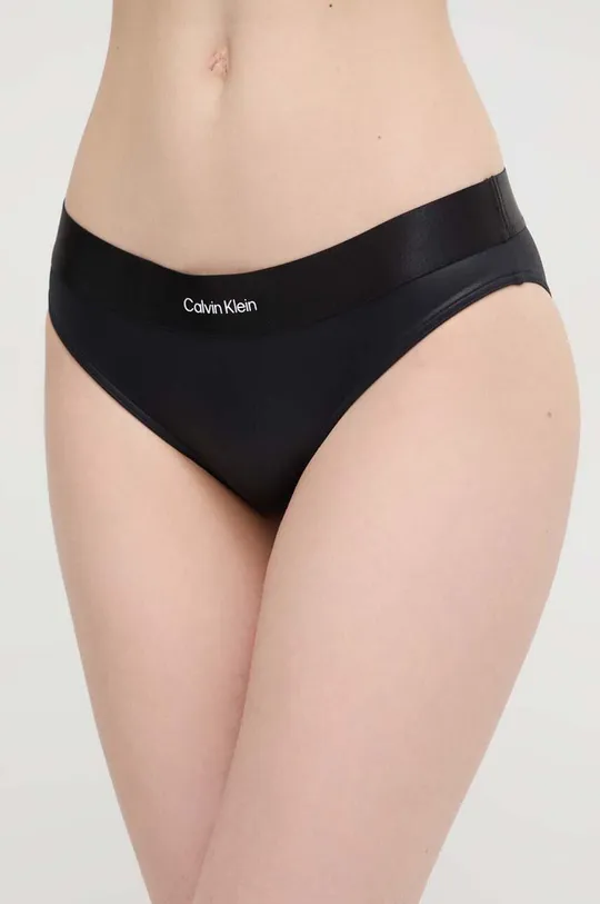 czarny Calvin Klein figi kąpielowe Damski