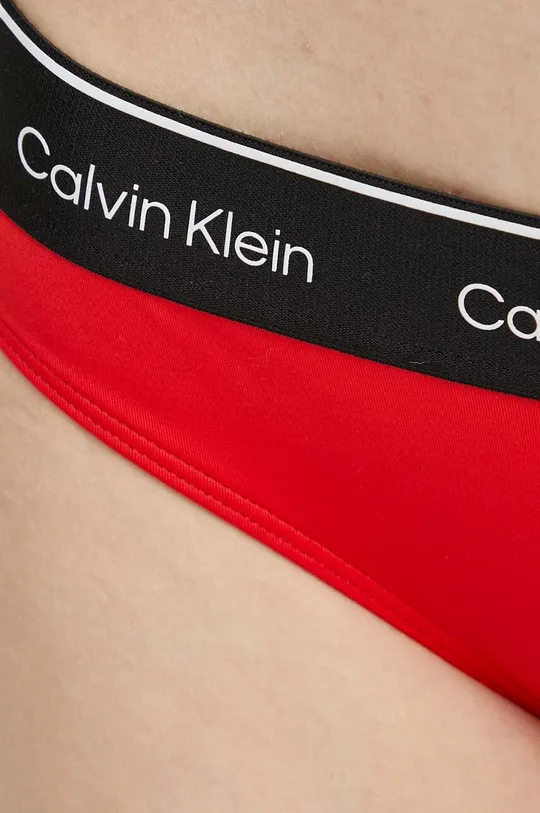 czerwony Calvin Klein figi kąpielowe