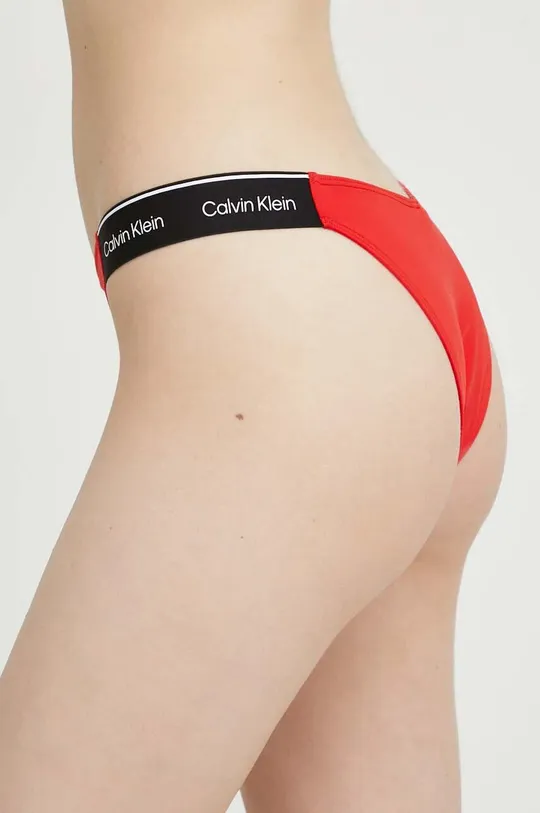 Calvin Klein figi kąpielowe czerwony