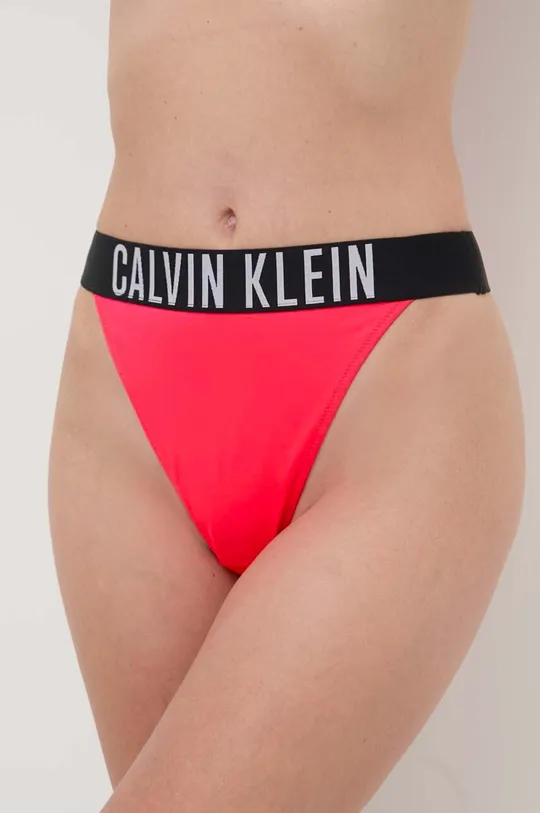 różowy Calvin Klein stringi kąpielowe Damski