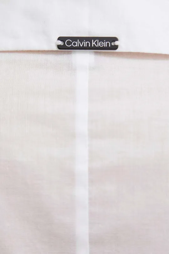 Bavlnená plážová košeľa Calvin Klein Dámsky