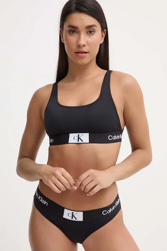 Bikini top Calvin Klein μαύρο