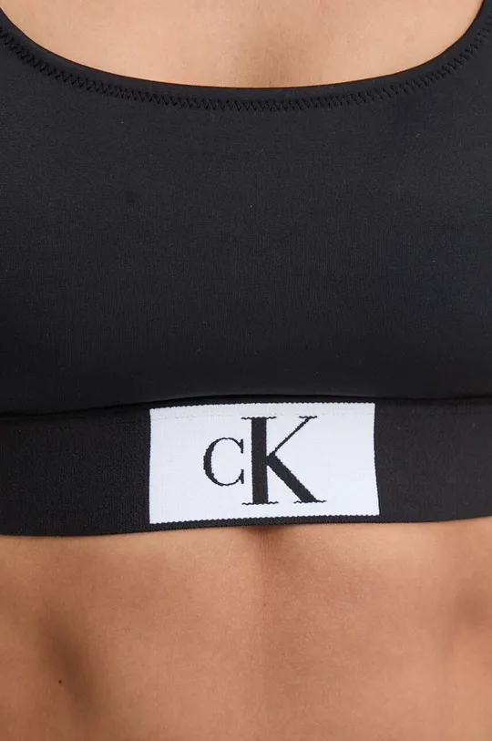 fekete Calvin Klein bikini felső