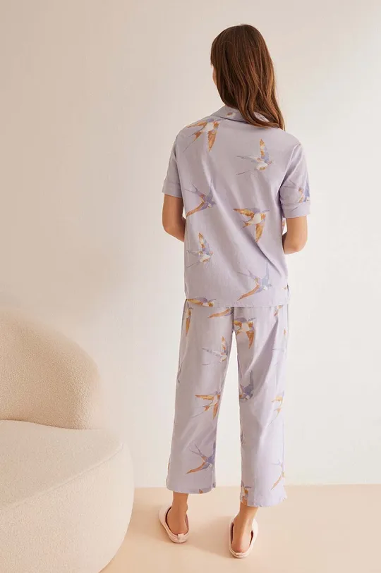 viacfarebná Bavlnené pyžamo women'secret DAILY SHALLOW FRQ