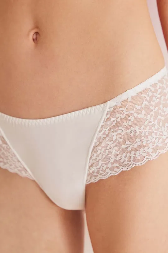 Brazílske nohavičky women'secret SPRING HELANKAS biela