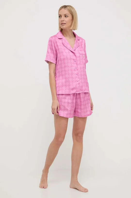 różowy Guess piżama Damski