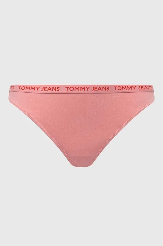 Tangice Tommy Jeans 3-pack rdeča