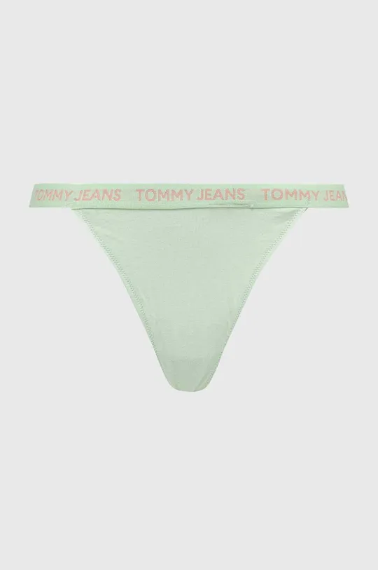 Tommy Jeans stringi 3-pack zielony