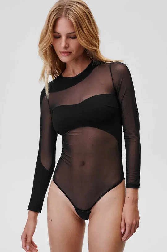 Body Undress Code No Promises Bodysuit črna