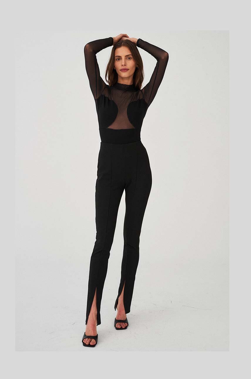 Undress Code body All-Nighter Bodysuit kolor czarny transparentne ...