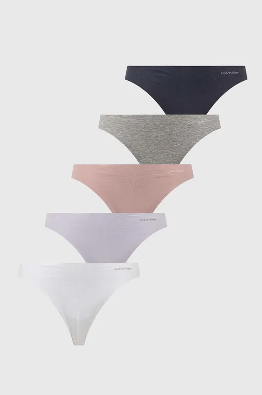 πολύχρωμο Σλιπ Calvin Klein Underwear 5-pack Γυναικεία