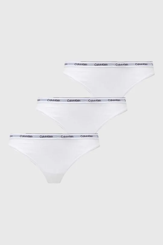 bijela Tange Calvin Klein Underwear 3-pack Ženski