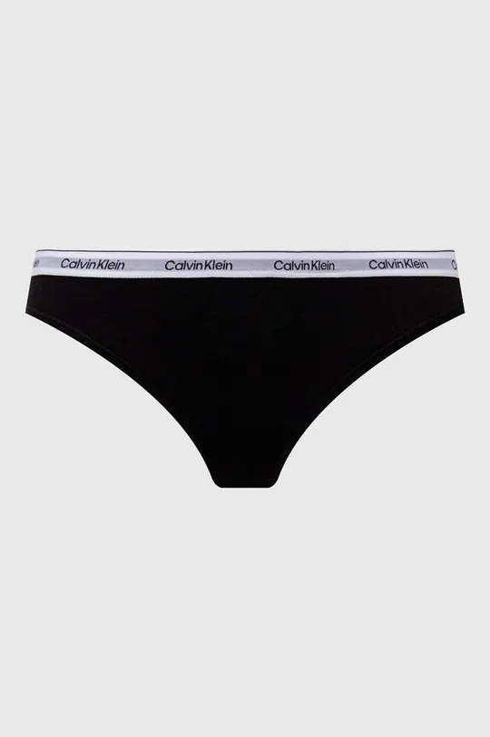 Tangice Calvin Klein Underwear 3-pack črna