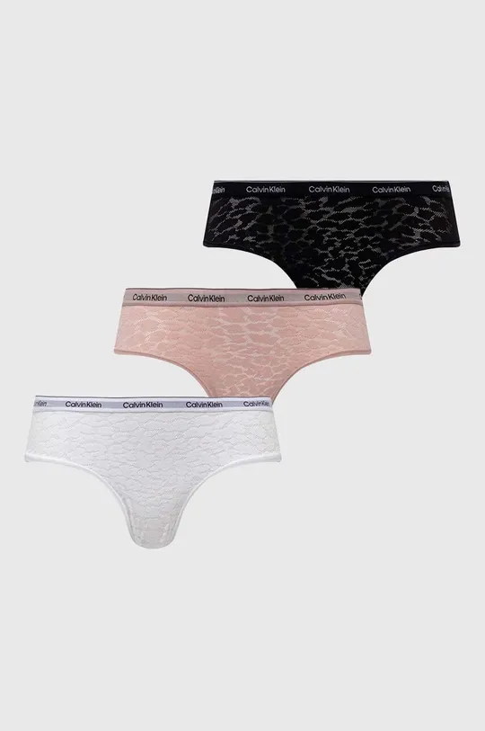 többszínű Calvin Klein Underwear brazil bugyi 3 db Női