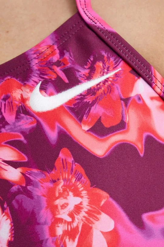 rózsaszín Nike egyrészes fürdőruha Hydrastrong Multi Print